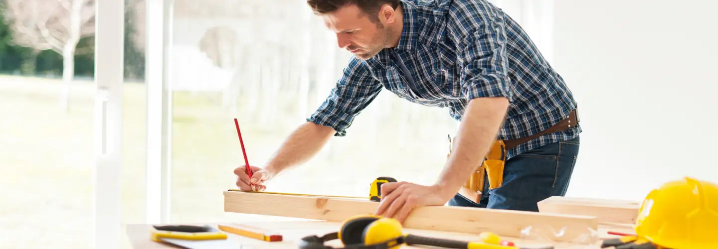 Professional carpenter providing furniture and woodwork services in Delhi NCR
