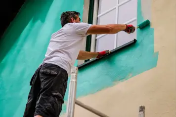 Professional exterior house painting and wall protection services in Delhi NCR