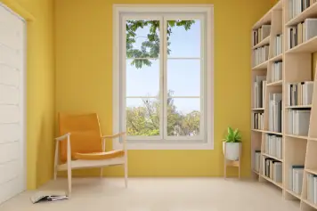 Professional carpenter providing wooden window repair and installation services in Delhi NCR